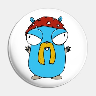 Walrus Mustache Gopher Pin