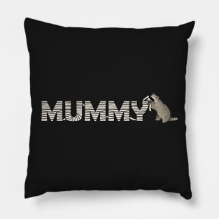 Halloween Mummy Decor By Raccoon Pillow