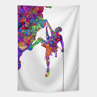 Climber man Tapestry