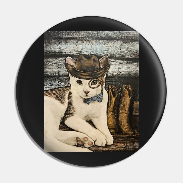 It’s Boots- Cat Style Pin by Artladyjen