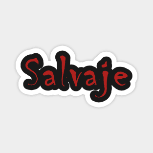 Salvaje in red Magnet