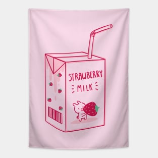 Strawberry milk box Tapestry