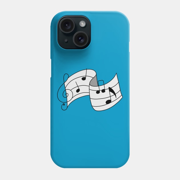 Music Staff Phone Case by saradaboru