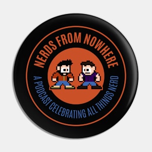 Nerds From Nowhere Logo Pin