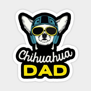 Chihuahua Dad Vintage Dog Owner Retro Dog Father Magnet