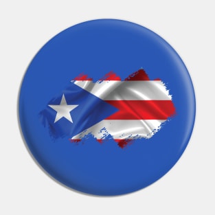Flag of Puerto Rico Pin