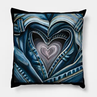 Denim Love 7 Pillow