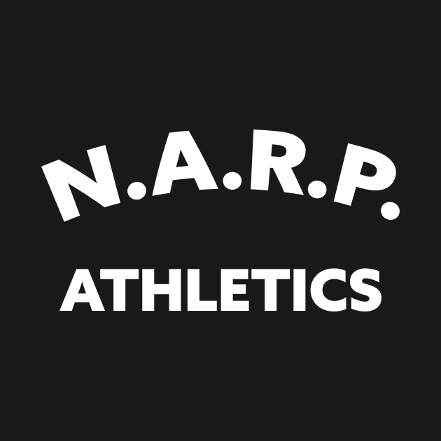 NARP Athletics White by College Mascot Designs