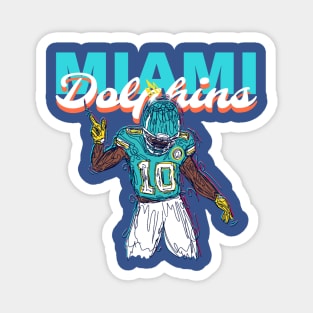 Miami dolphins - Tyreek Hill 10 Magnet