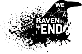 We All Face A Raven Magnet