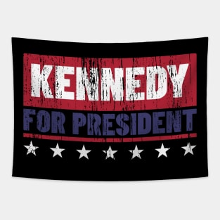 Kennedy For President v5 Vintage Tapestry