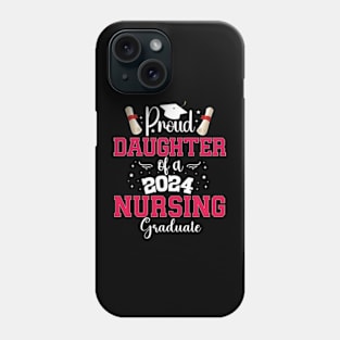 Proud daughter of a class 2024 graduate graduation Phone Case