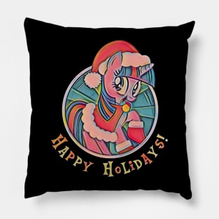 HAPPY HOLIDAYS Pillow