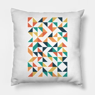 Lovely Geometric Colourful Triangle Pattern Pillow