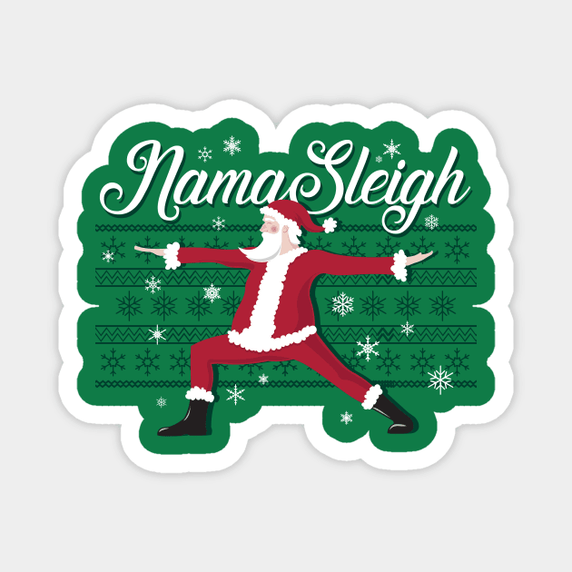 Christmas Yoga Shirt Magnet by stayfrostybro