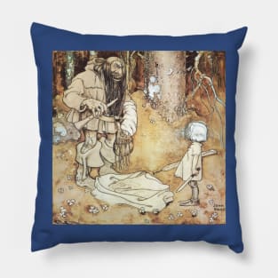 The Old Troll of Big Mountain - John Bauer Pillow