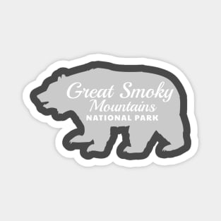 Great Smoky Mountains National Park Bear Retro Magnet