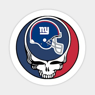 NY Skull - New York Giants Football Magnet