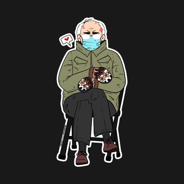 Bernie's Mittens by Spicy Panda Stickers