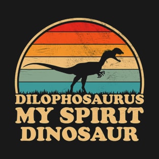 Dilophosaurus My Spirit Animal Dinosaur T-Shirt