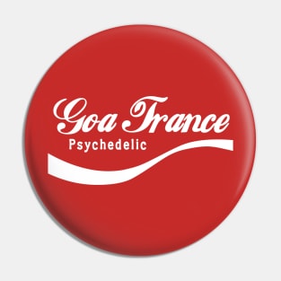 Enjoy Goa Trance Psychedelic Pin