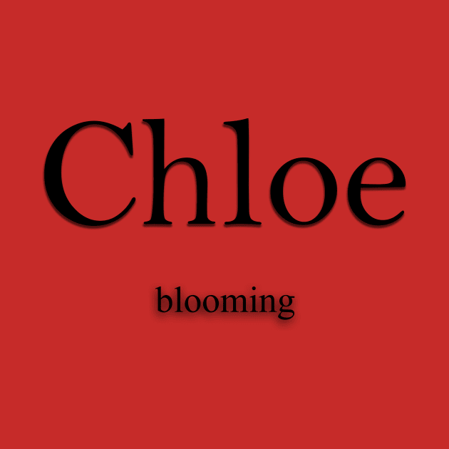 Chloe name meaning by Demonic cute cat