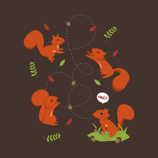 Feisty Squirrels T-Shirt