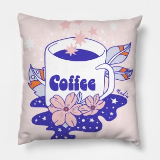 Coffee Drinker Pillow