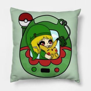 ben tamagotchi Pillow