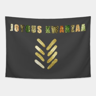 Joyous Kwanzaa ( colorful) Tapestry