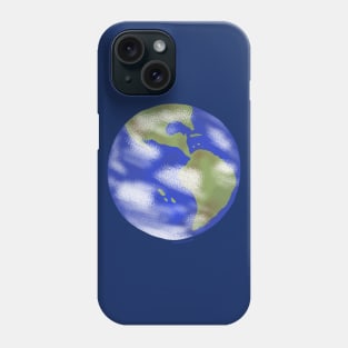 Planet Earth - Earth Day icon Phone Case