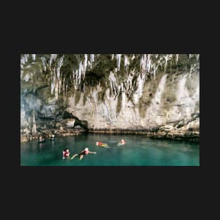Hinagdanan Cave, Dauis, Panglao Island, Bohol, Philippines T-Shirt
