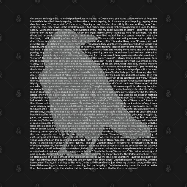 Edgar Allan Poe Poem - The Raven 2 by EDDArt