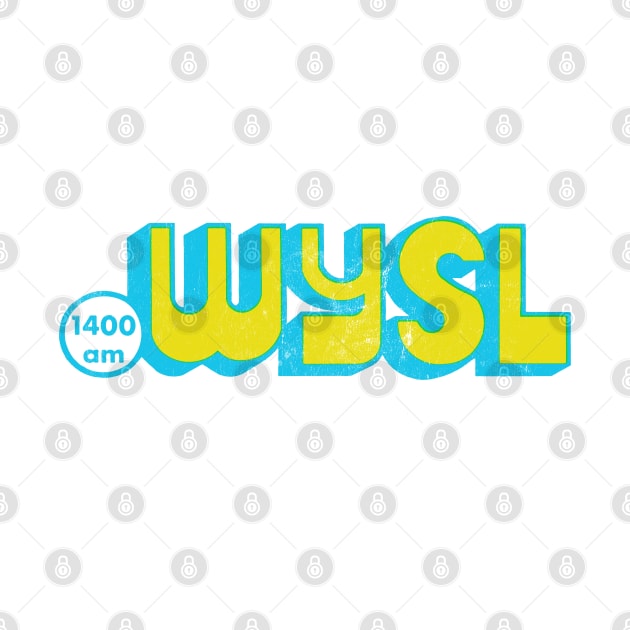 1400 AM WYSL Buffalo NY / Defunct 1980s Radio Station Logo by CultOfRomance