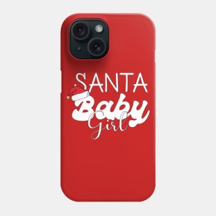 My first Christmas FUNNY SANTA Xmas HAT Phone Case