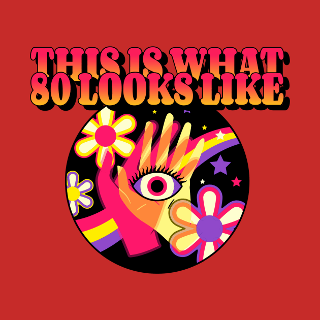 This is what 80 looks like (flower Hands Eye) by PersianFMts