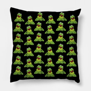 Kermit The Frog pattern Pillow