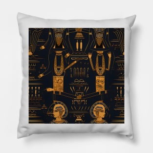 Ancient Egyptian Pattern 8 Pillow