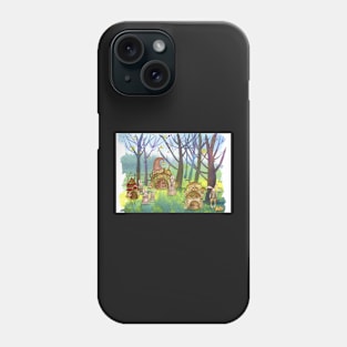 Enchanted Bunny Village Phone Case