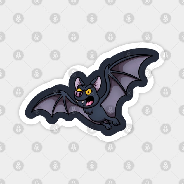 Flying Bat Magnet by TheMaskedTooner