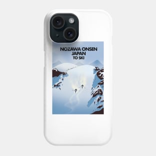 Nozawa Onsen Japan ski Phone Case