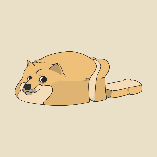 Doge Bread Loaf by Paper Wizard