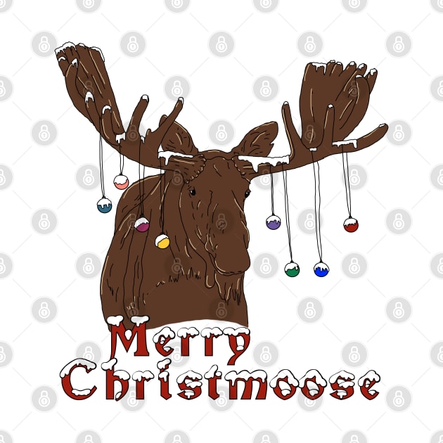 Merry Christmas Moose by H. R. Sinclair