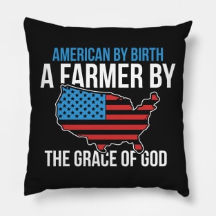 FARMER GIFT: American Farmer Pillow