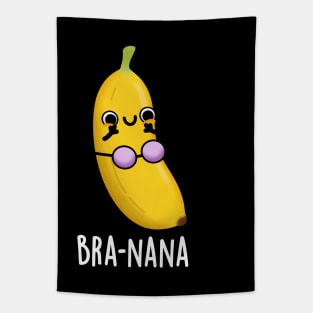 Bra-na-na Funny Banana Bra Pun Tapestry