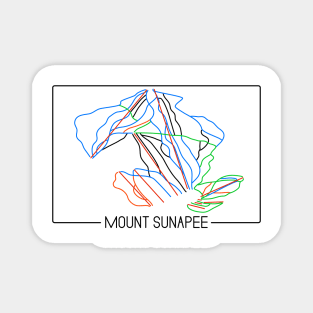 Mount Sunapee Trail Rating Map Magnet