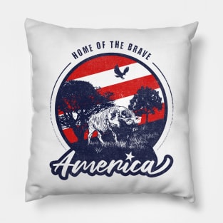 Home of the Brave Pillow