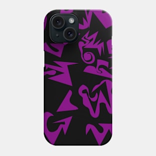 Spiky Camouflage Dual Colour Print Design Phone Case