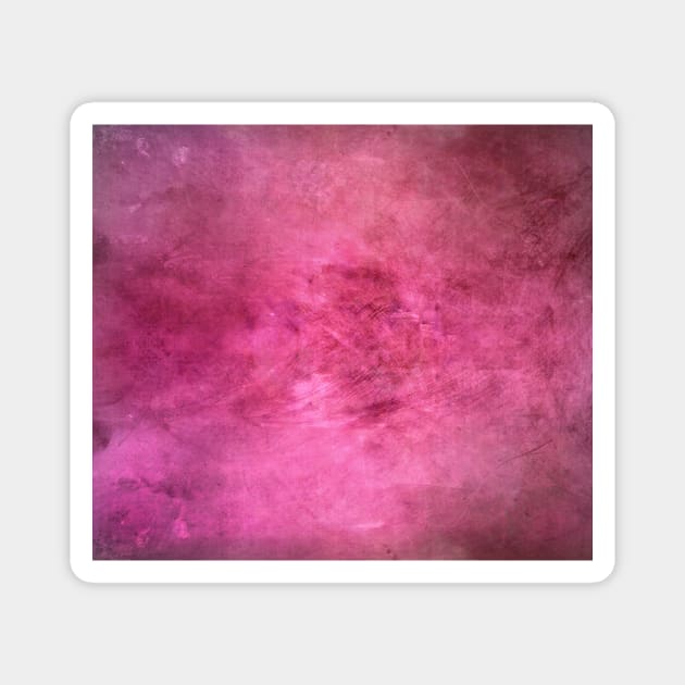 Pink grunge texture Magnet by Playfulfoodie