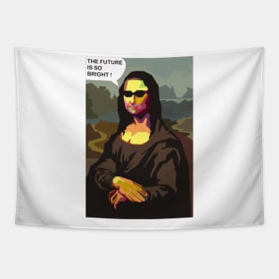 monalisa pop art Tapestry